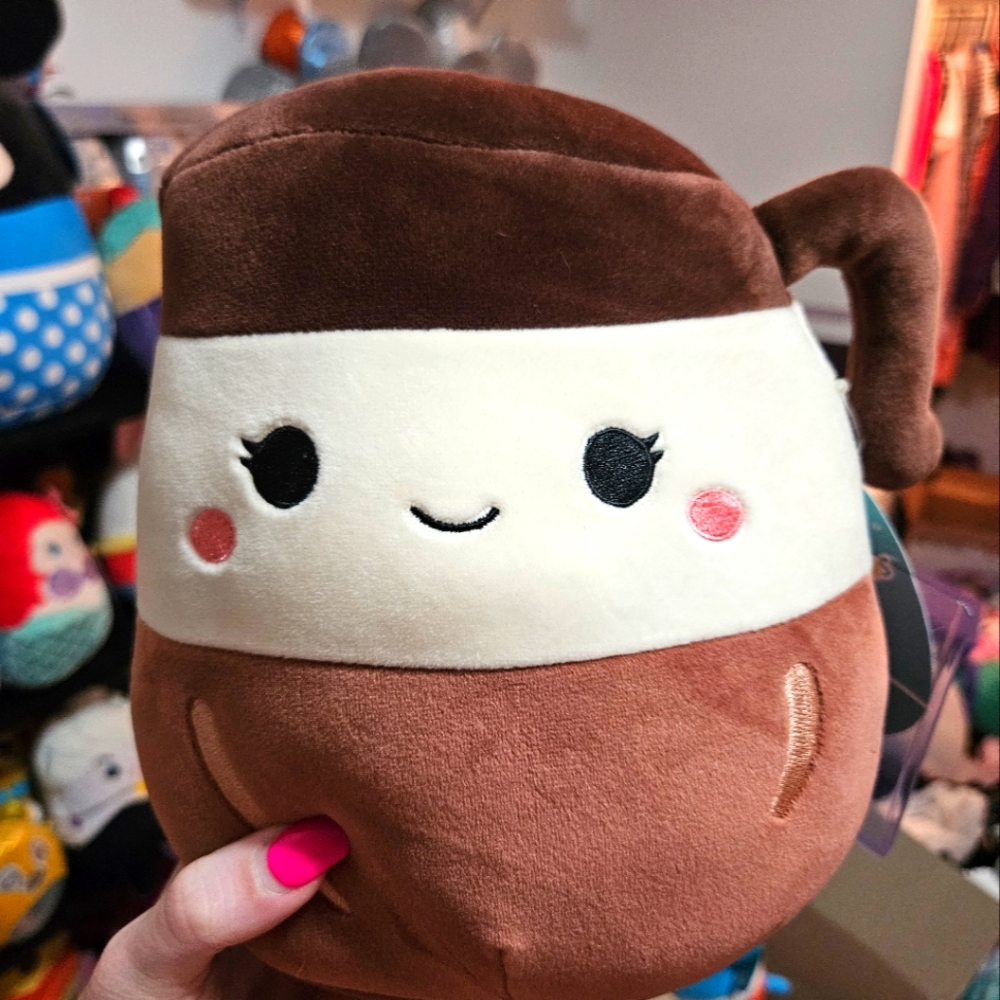 NWT Aniela the Coffee ☕️ Pot 8" Squishmallow